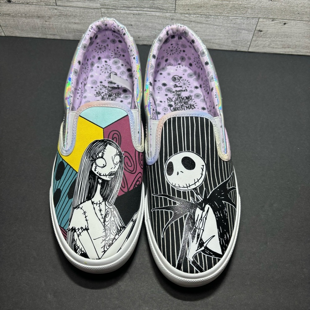 Disney Nightmare Before Christmas Slip-On Sneakers - Multicolor and Black